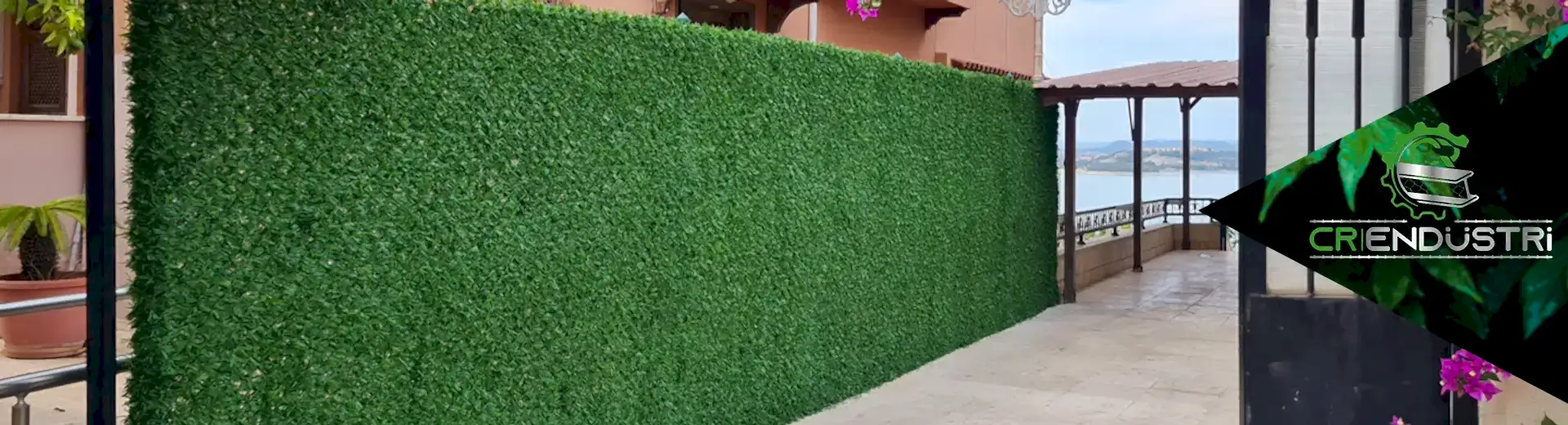 Grass Fence: Garden Art